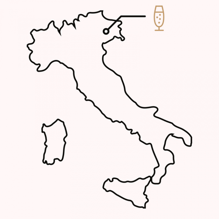 Visit Prosecco Italy region map