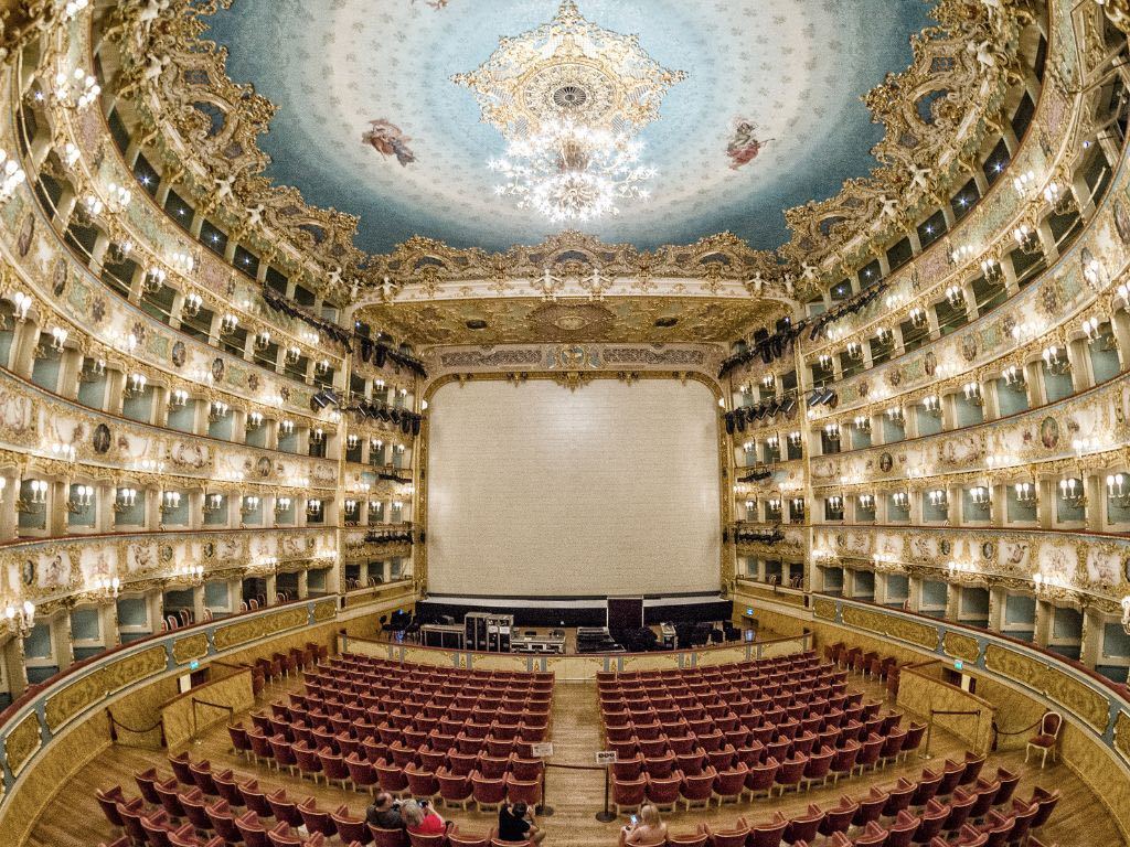 inside la fenice opera house in Venice